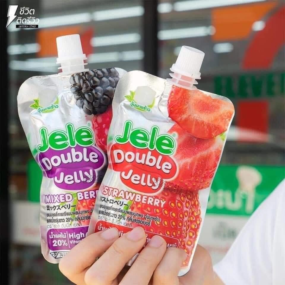 Thạch Jele Double Jelly Thái 10k/ gói 125g(Mixed Berry)