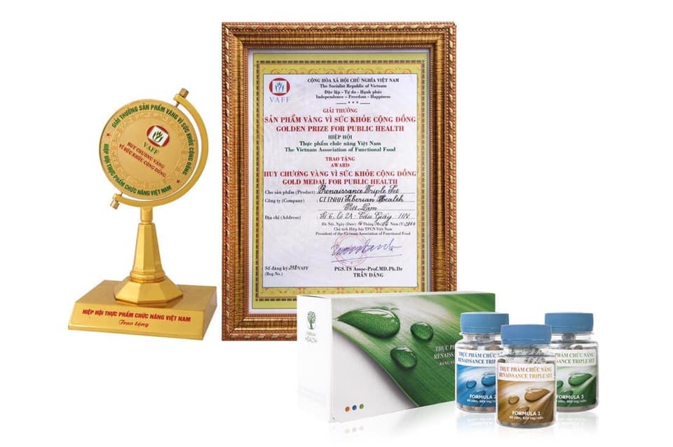 Bộ 3 thải độc và thanh lọc cơ thể Renaissance Triple
