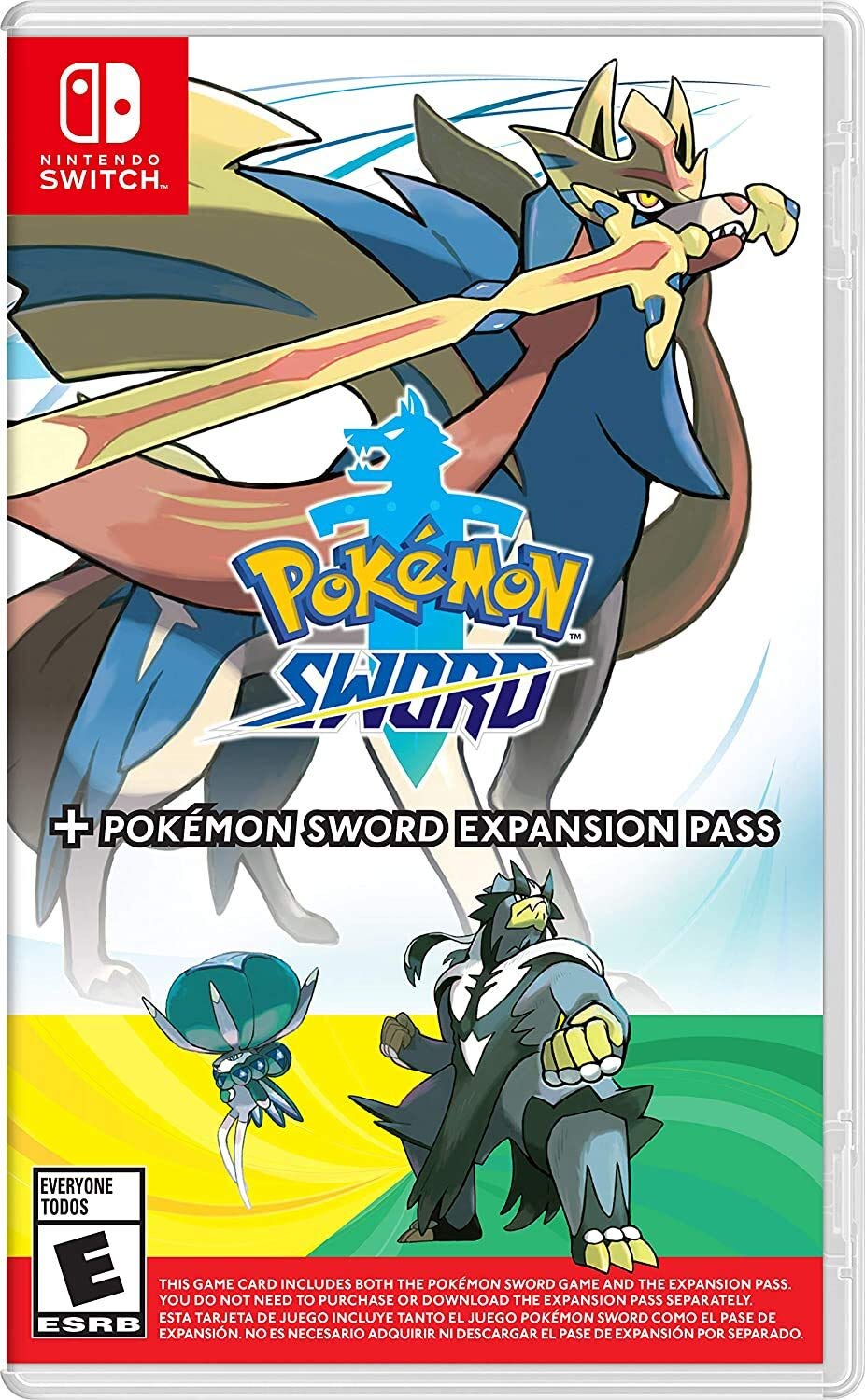 [US] Trò chơi Pokemon Sword + Pokemon Sword Expansion Pass - Nintendo Switch