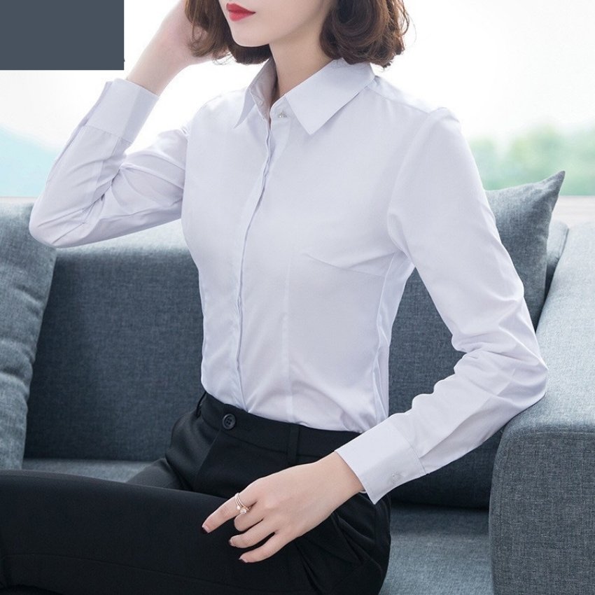 áo sơ mi nữ trắng thanh lịch