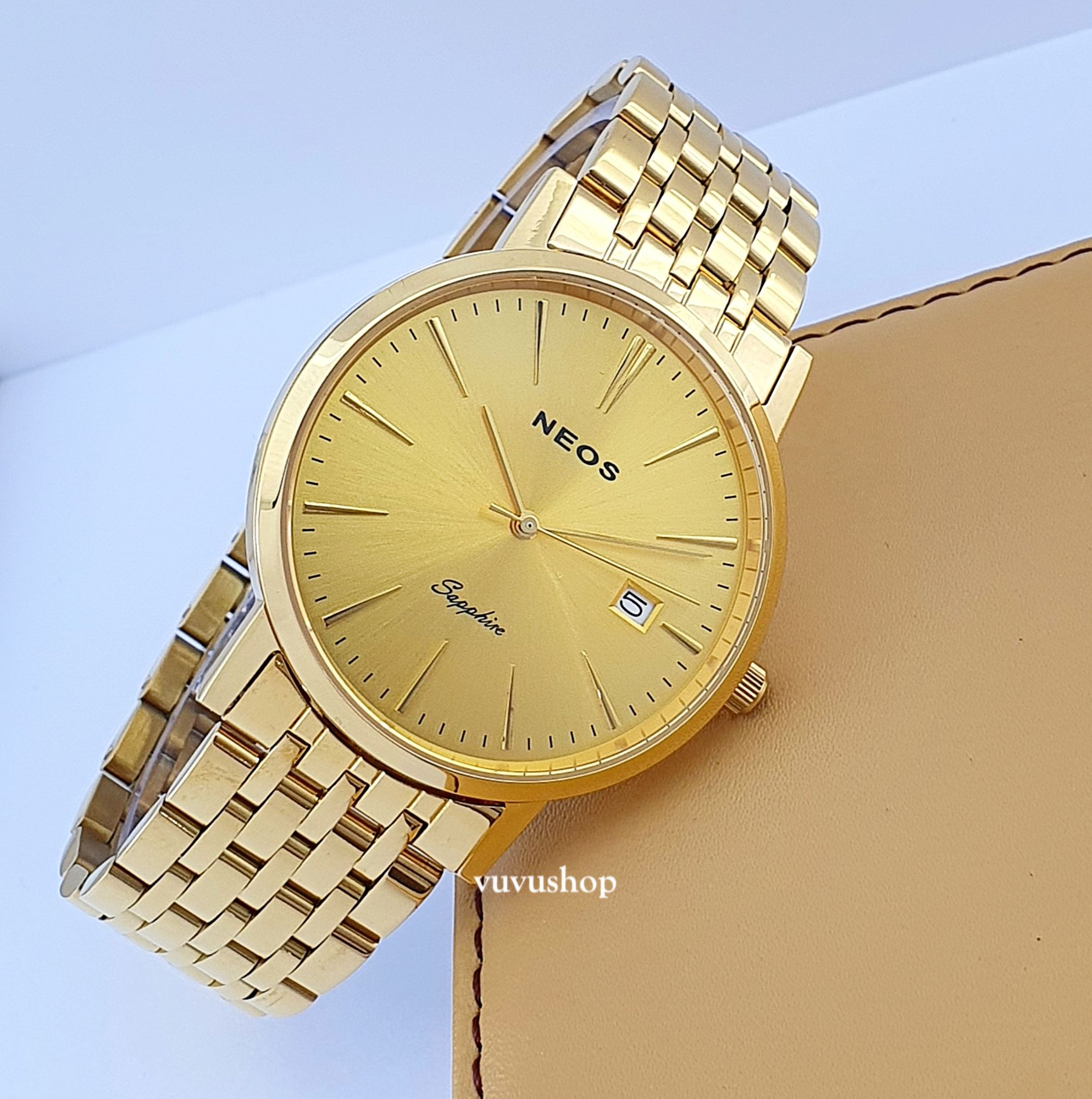 Genuine Neos N-30932M Men's Watch with Sapphire Glass