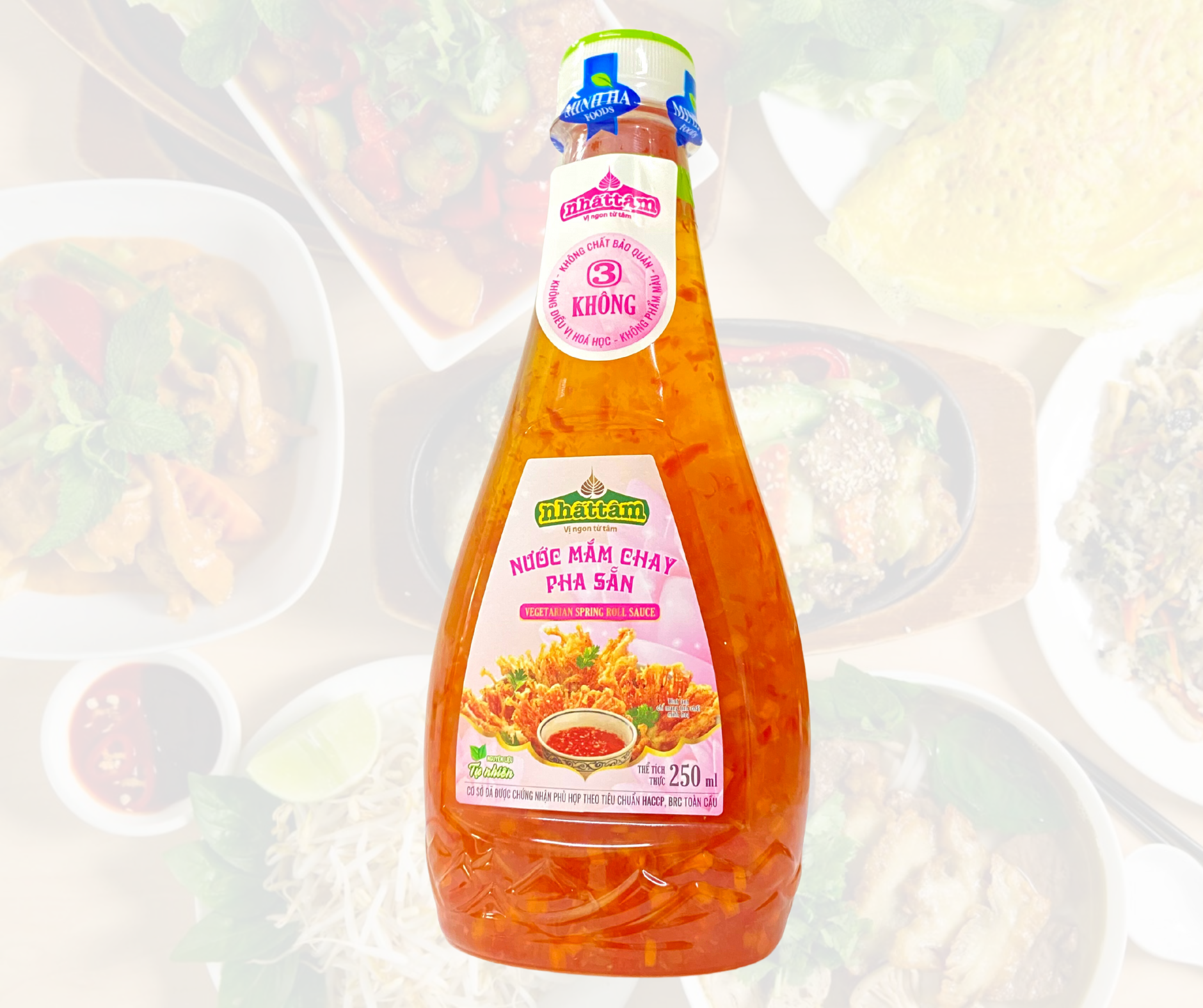 Combo 2 chai Nước mắm chay pha sẵn Minh Hà 250ml