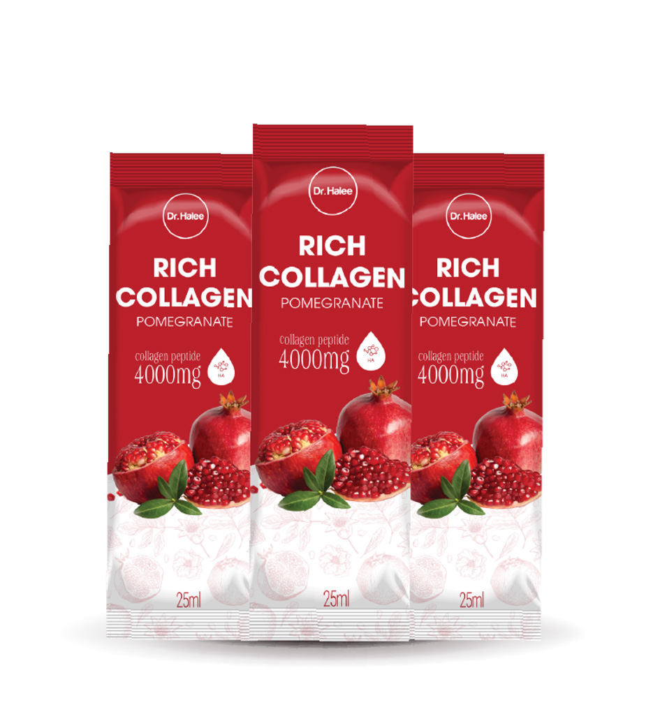 COMBO 5 HỘP COLLAGEN LỰU ĐỎ DR HALEE (1 HỘP 14 GÓI)