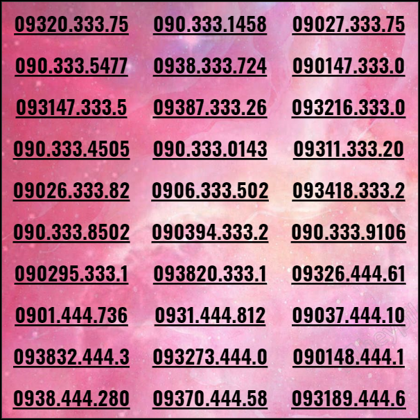 [HCM]Sim 4g mobifone tam hoa 345 đầu 09