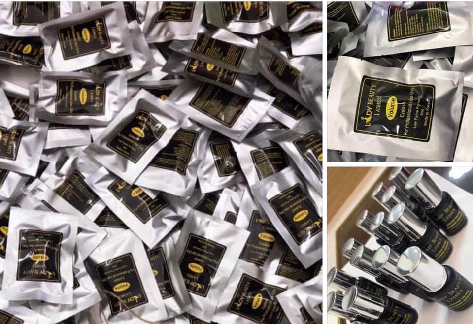 1 chai keo lady beauty lashes nối mi