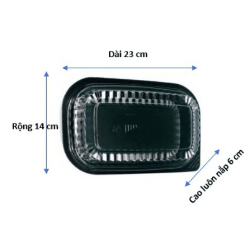 50 Chiếc Hộp Nhựa Ht12,Ht17