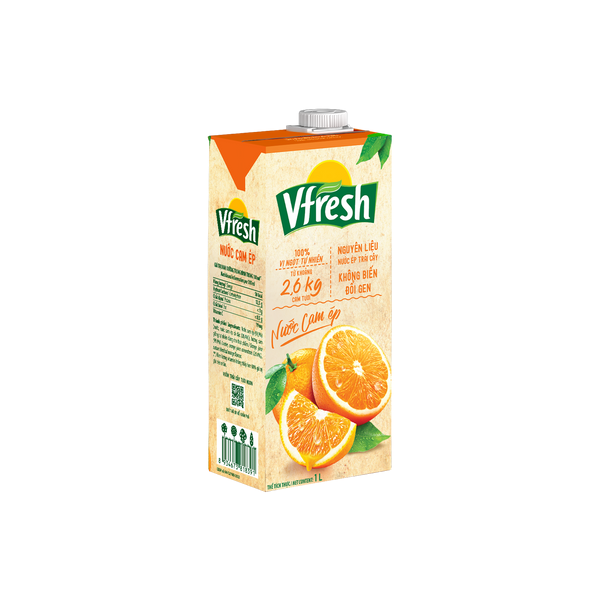 [COMBO 2 HỘP] Vinamilk Vfresh Nước Ép Trái Cây 1L (Táo, Cam, Đào, Nho, Lựu Táo, Kiwi Táo, Cam Necta, Ổi)