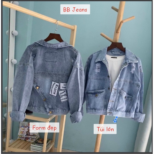Áo khoác nữ chất jean cao cấp thời trang form dưới 58Kg Berlin 2 BB53
