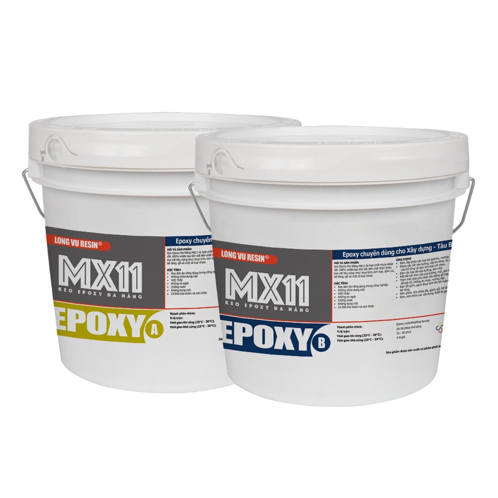 Keo Dán Đá Epoxy Hai Thành Phần AB Đa Năng MX11