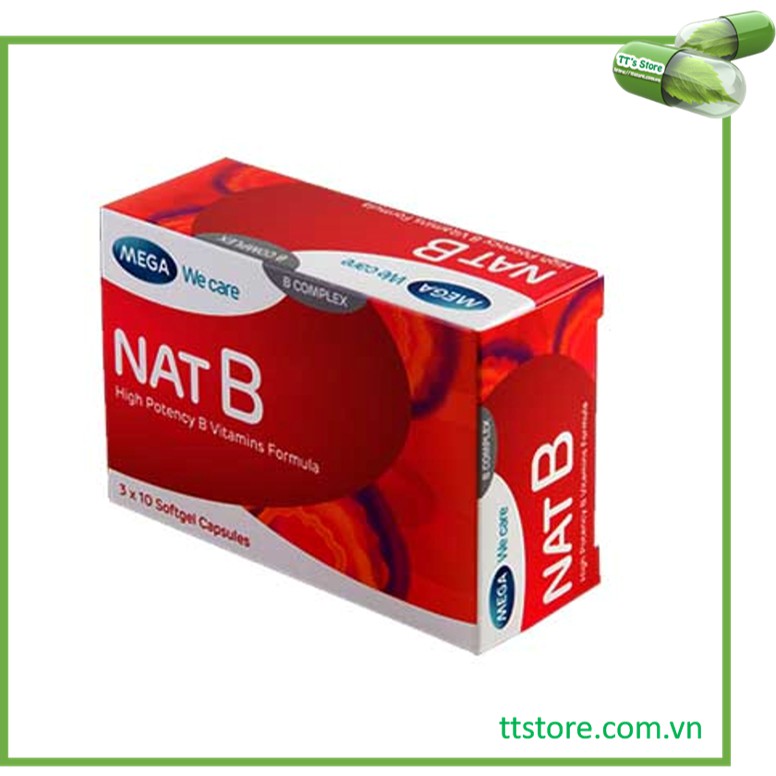 NAT B Mega We care (H/30 viên) [natb, nat b]