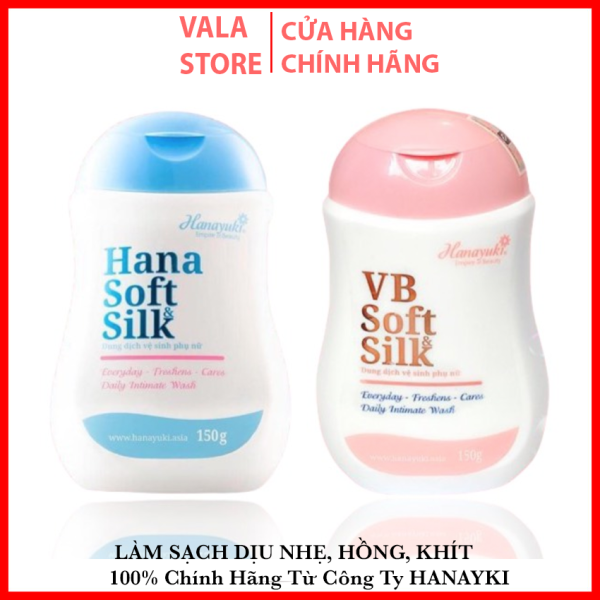 Dung dịch vệ sinh phụ nữ HANAYUKI Làm Sạch Vùng Kín Hồng Trẻ Hoá Vùng Kín 150ml -VaLa Store