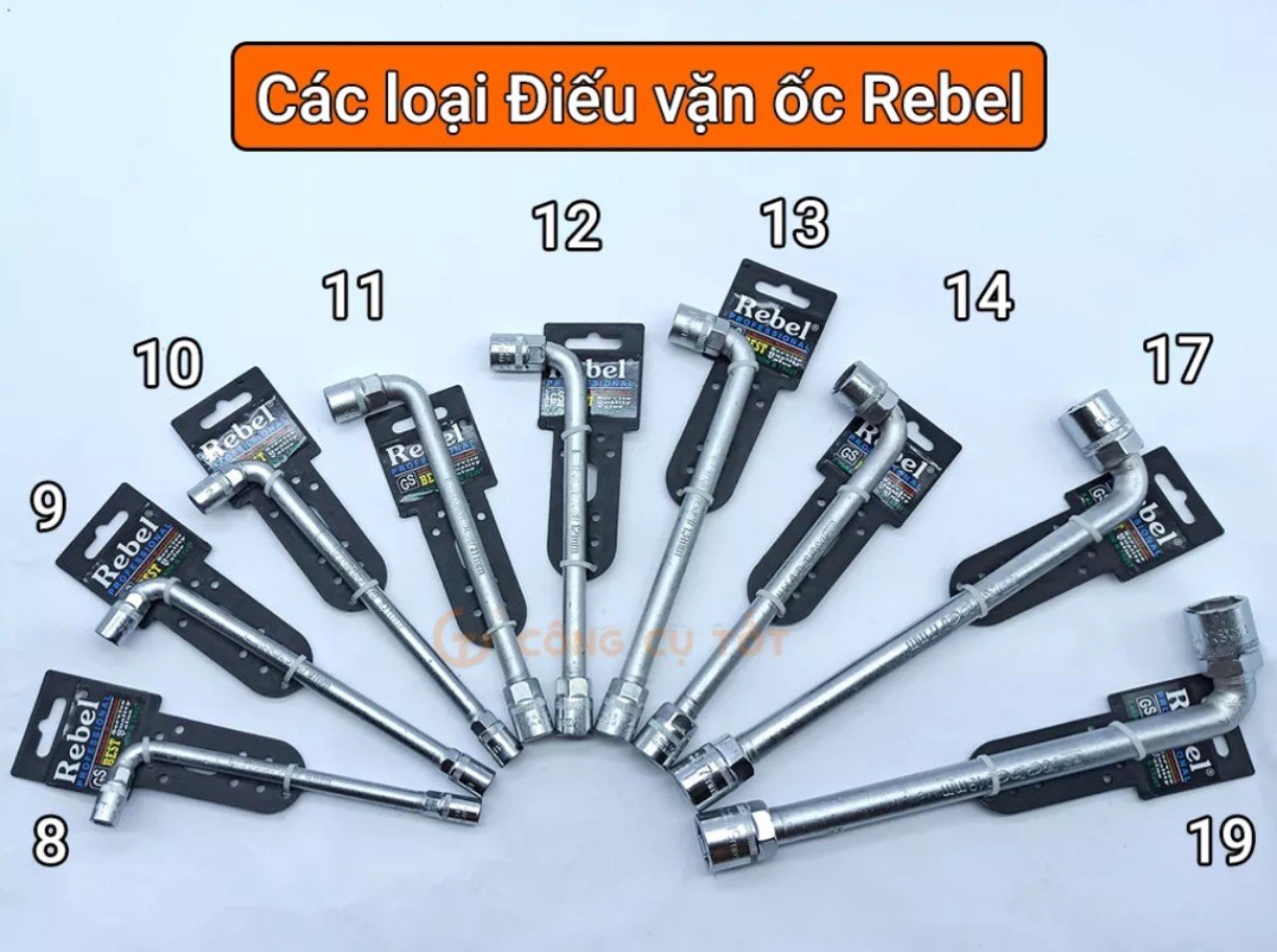 Cần điếu - ống điếu đủ số lục giác rebel chính hãng