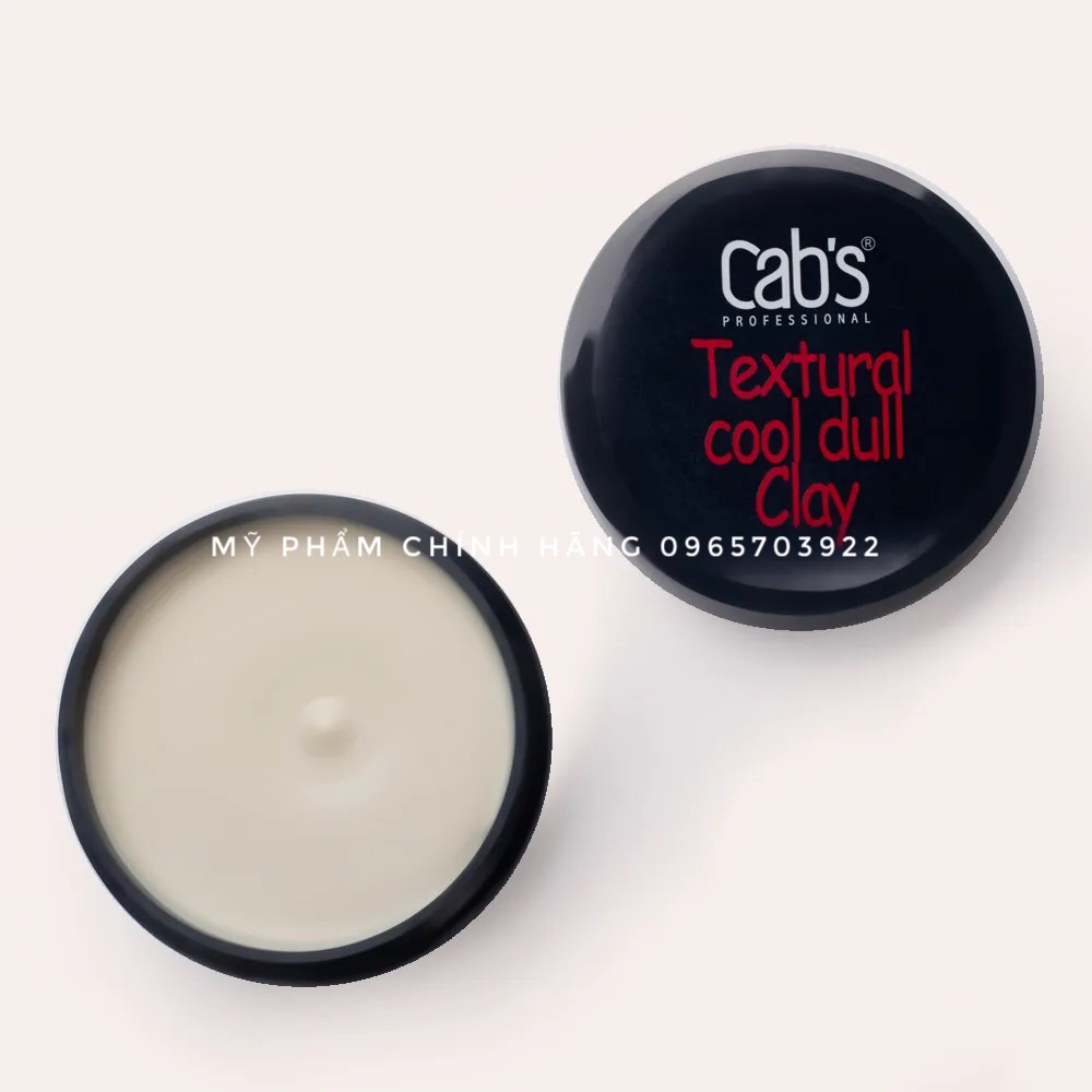 Sáp Tạo Kiểu Tóc Đất Sét Cab's ( Hàng Chính Hãng 100%) + Lược Tròn Tạo Kiểu