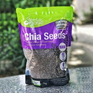 Hạt Chia Úc Absolute Organic Chia Seeds 1kg thumbnail