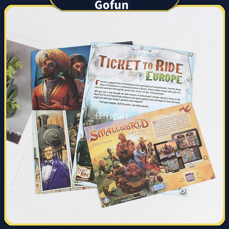 Ticket to Ride Deck Board Game EU Edition Party Friend Game