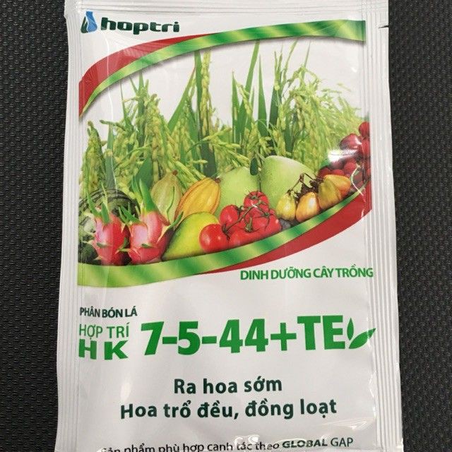 Phân Bón Lá Siêu Kali, Hợp Trí HK 7-5-44+TE (40gr)