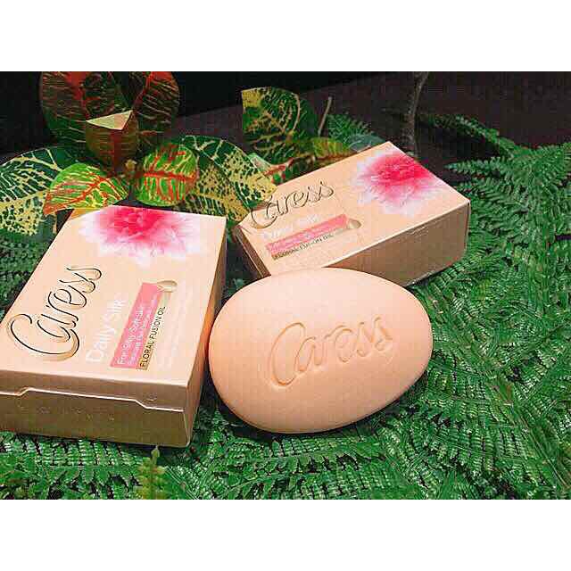 (HCM)Xà bông cục Caress Daily Silk siêu thơm - Mỹ
