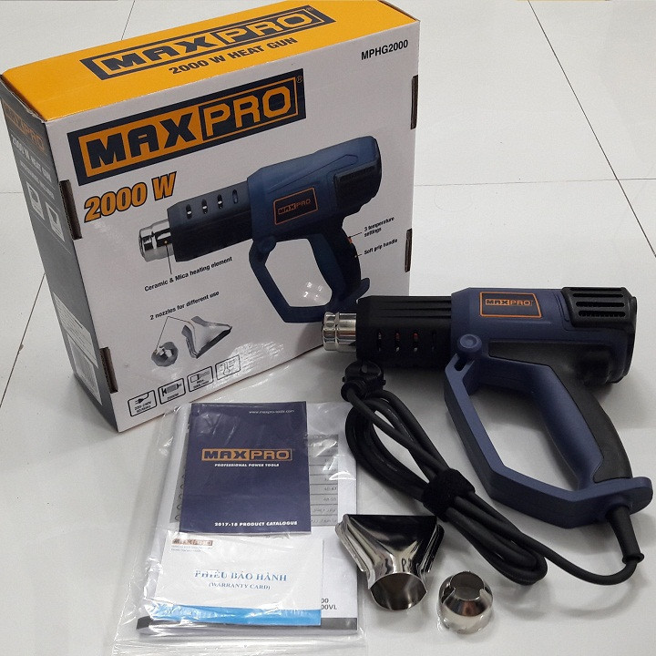 [HCM]Máy thổi nhiệt Maxpro MPHG2000