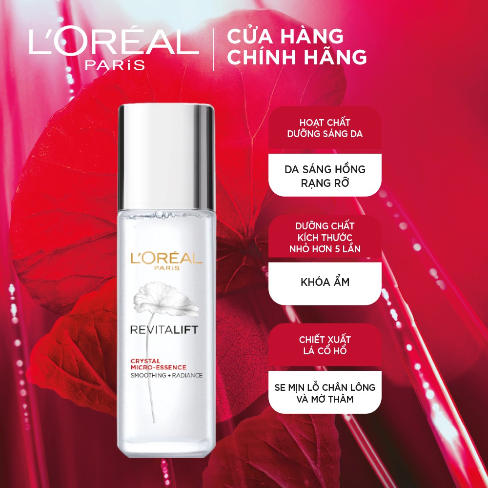 [CHÍNH HÃNG] Dưỡng Chất Căng Mướt Da L'Oreal Paris Crystal Micro Essence