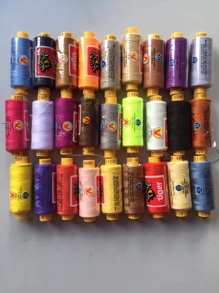 combo 10 cuộn chỉ may tiger