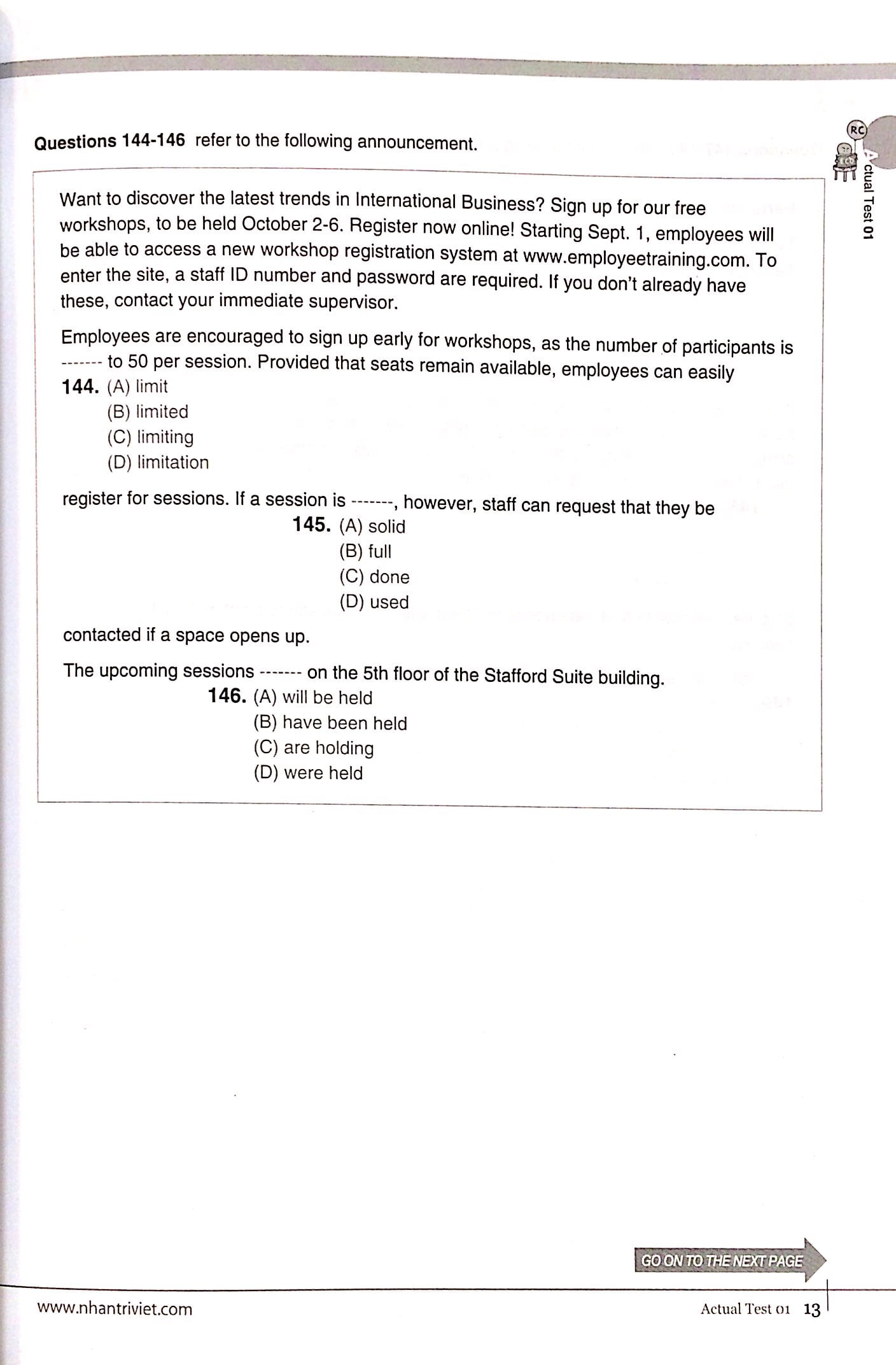 Fahasa - Economy TOEIC RC1000 Vol 2