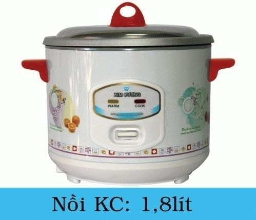 Kim Cuong 1.8L rice cooker - made in VietNam - genuine