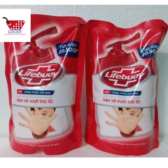 ComBo 2 Túi Nước Rửa Tay Lifebuoy (400g/Túi )