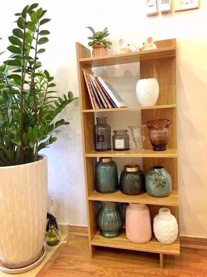 KỆ GỖ GÓC TƯỜNG