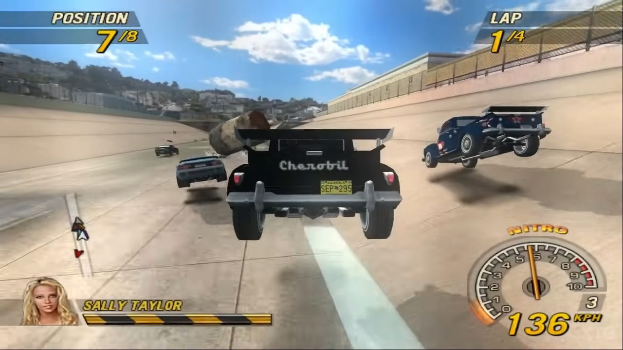 Đĩa game ps2 flatout 2