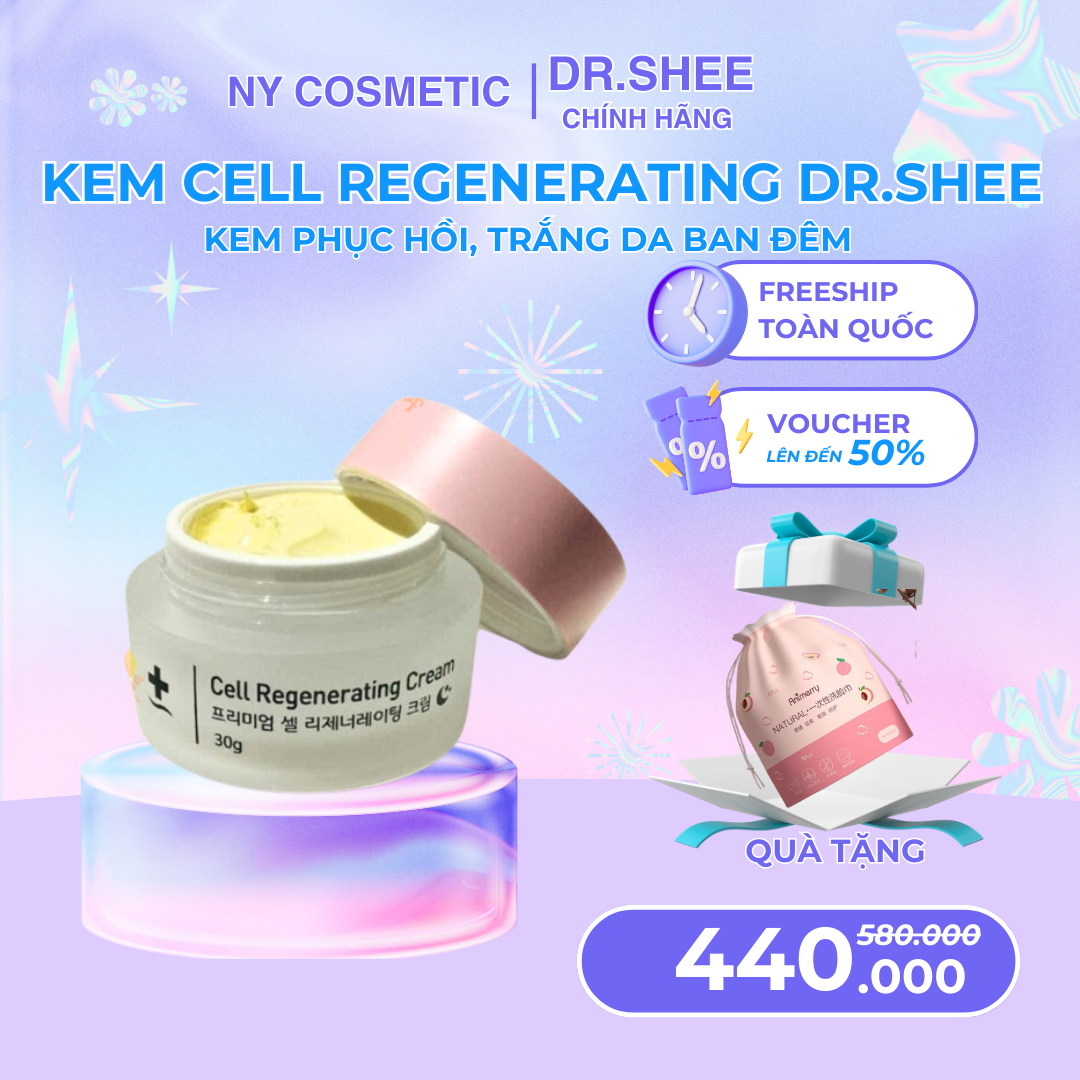 Kem đêm tinh chất nhân sâm phục hồi Dr.Shee 30GR