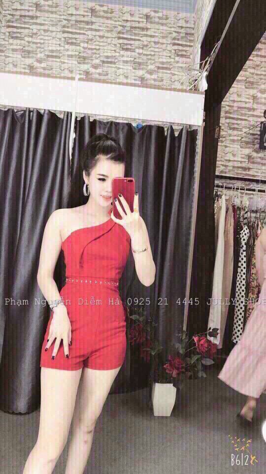 Jum lệch vai kết cườm eo mẫu mới tt2020