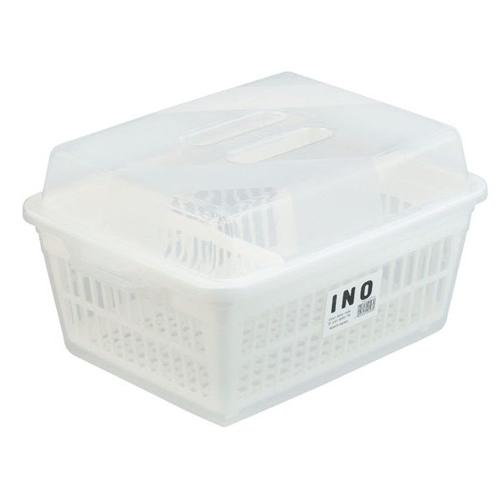 Giá úp bát đĩa có nắp Inomata Nhật Bản
