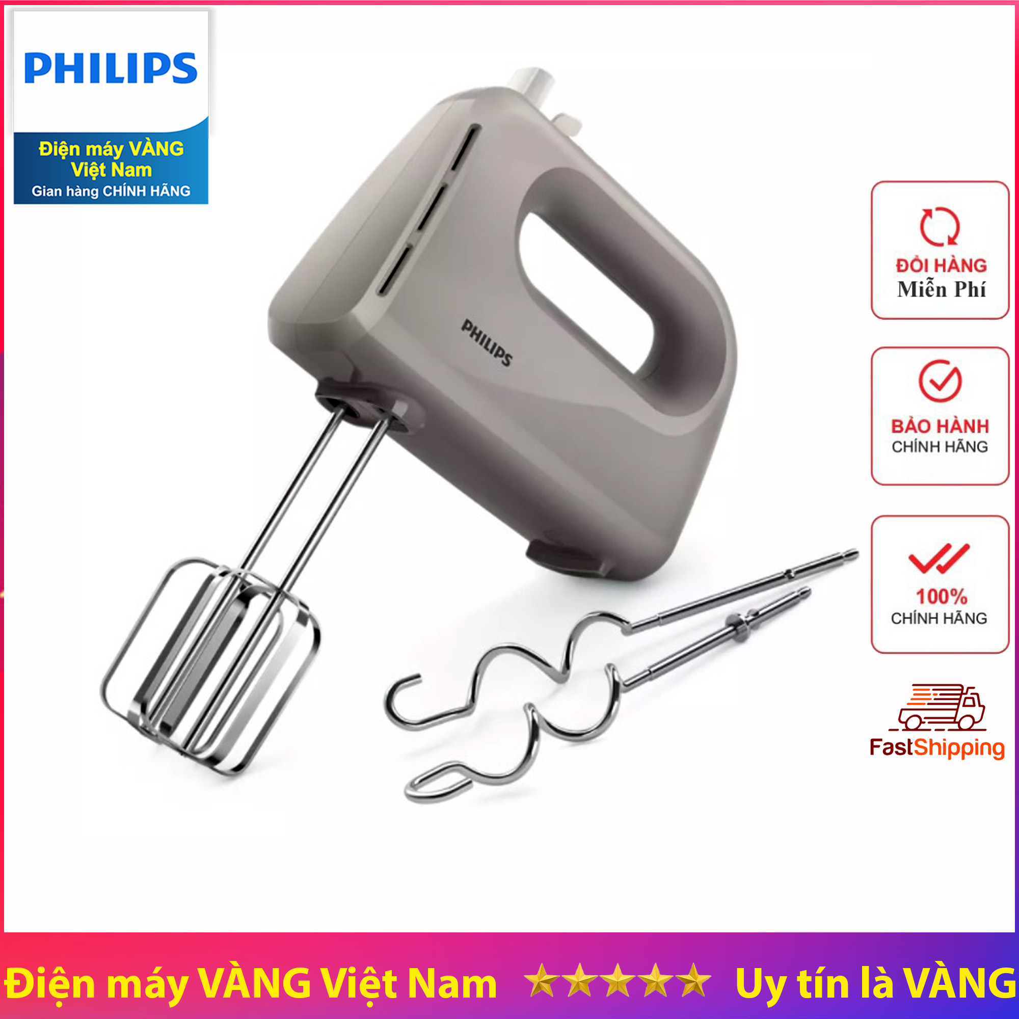 Máy đánh trứng Philips HR3705 thay thế cho model HR1459
