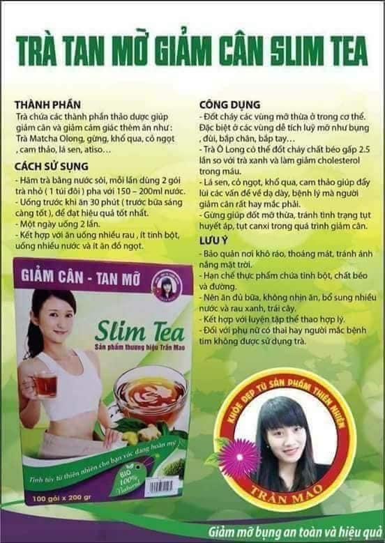 TRÀ GIẢM CÂN SLIM TRẦN MAO