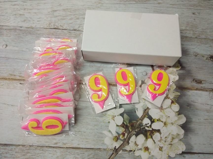 HỘP 20 NẾN SINH NHẬT SỐ