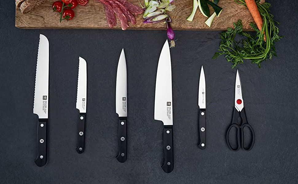 BỘ DAO TỰ MÀI ZWILLING GOURMET 7 MÓN