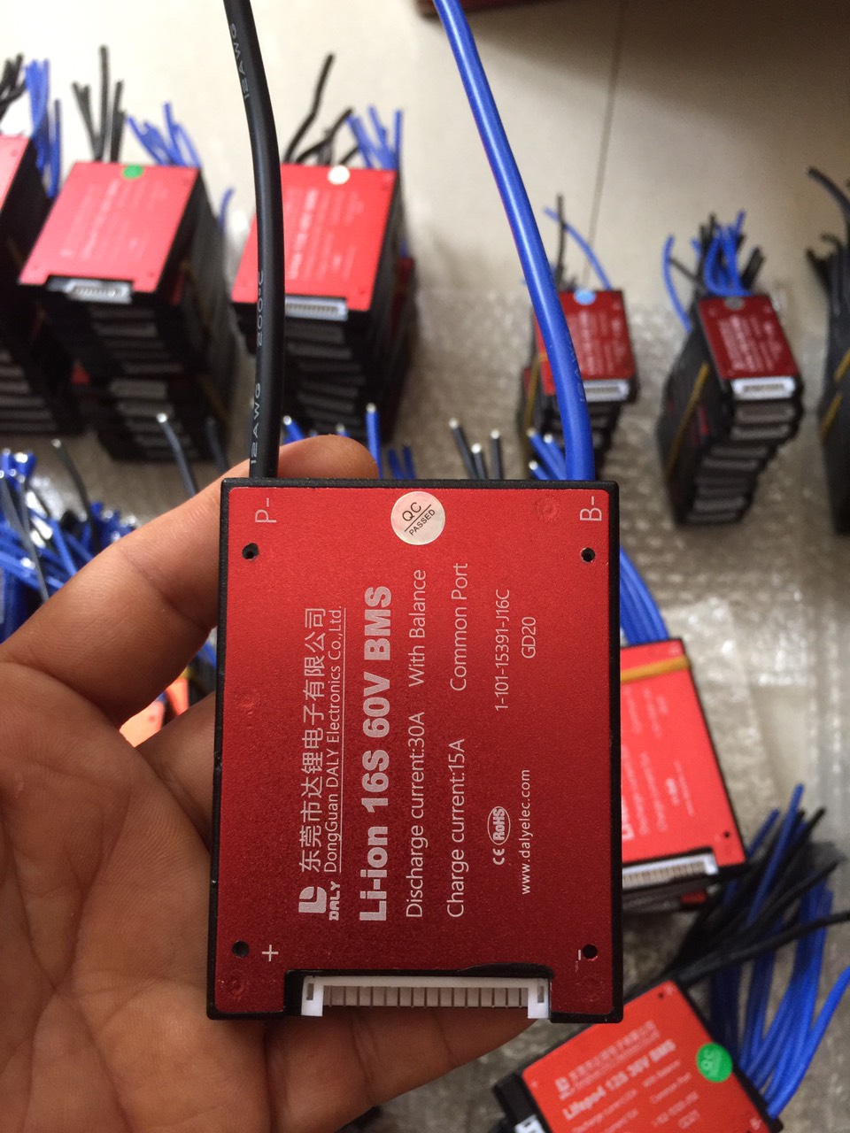 Mạch bảo vệ pin lithium Li ion 16S 60V 30A