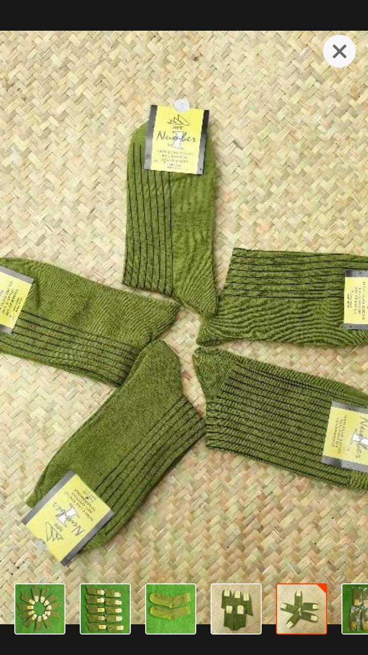 Vớ tất chân xanh rêu (5 đôi)