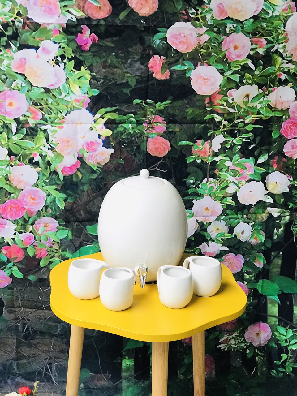 Bình đựng nước gốm sứ Bát Tràng