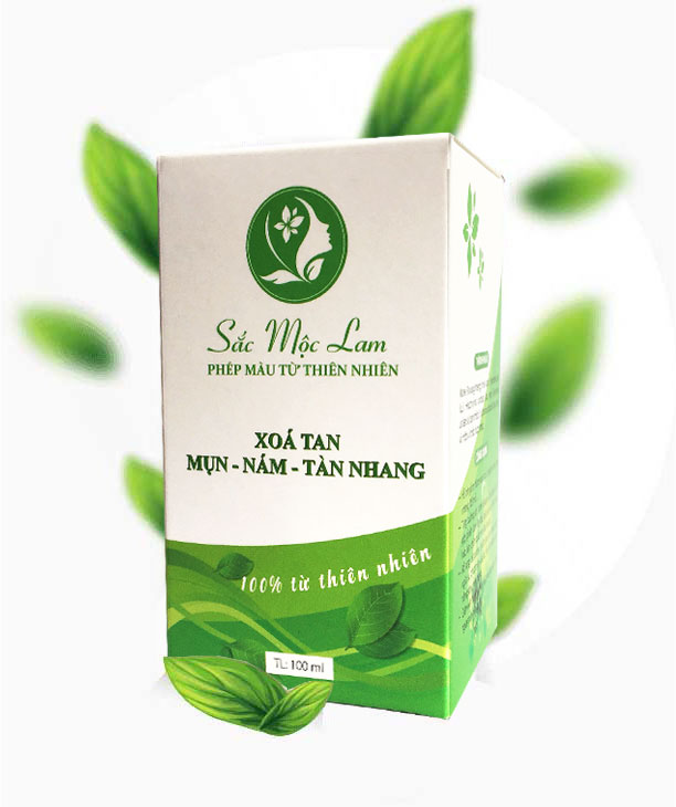 [HCM]Serum Mờ Nám Tàn Nhang Đồi Mồi Sạm Da Sắc Mộc Lam 100ml