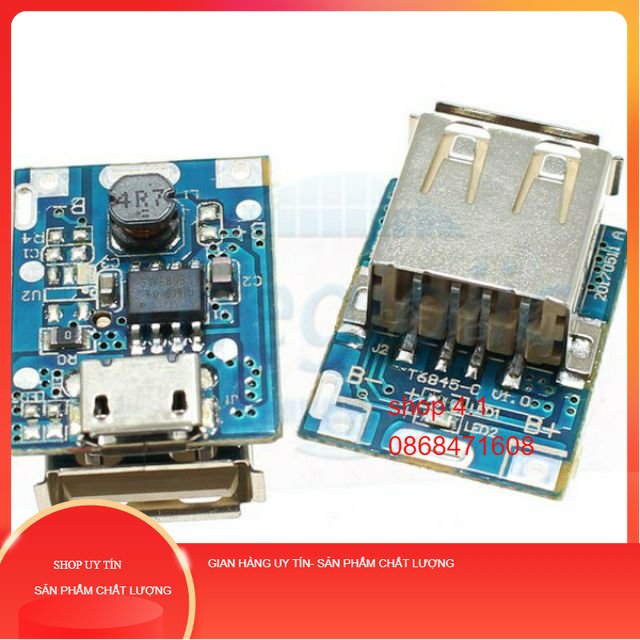 Mạch sạc pin dự phòng 1A ( chế sạc dự phòng,sạc pin)