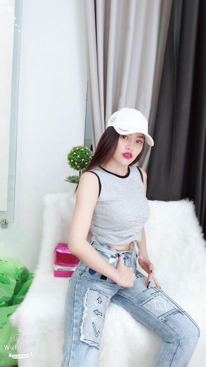 Áo ba lỗ croptop phối dây rút eo quyến rũ TTSL0008