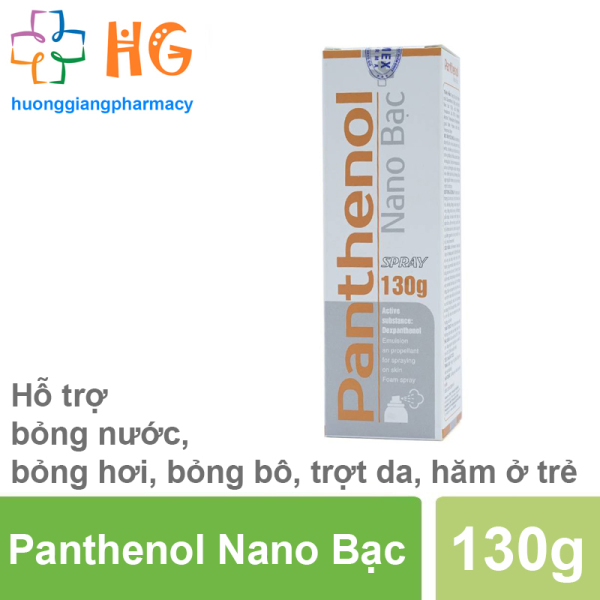 Xịt bỏng Panthenol spray nano bạc, mẫu mới (Chai 130g) nhập khẩu