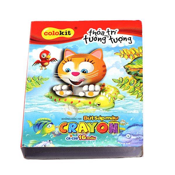 BÚT SÁP MÀU CR-C08 16 MÀU