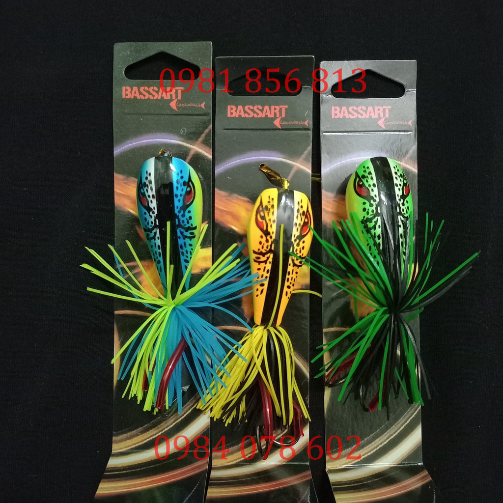 Mồi nhái 3d câu lure siêu nhạy-mồi câu cá lóc