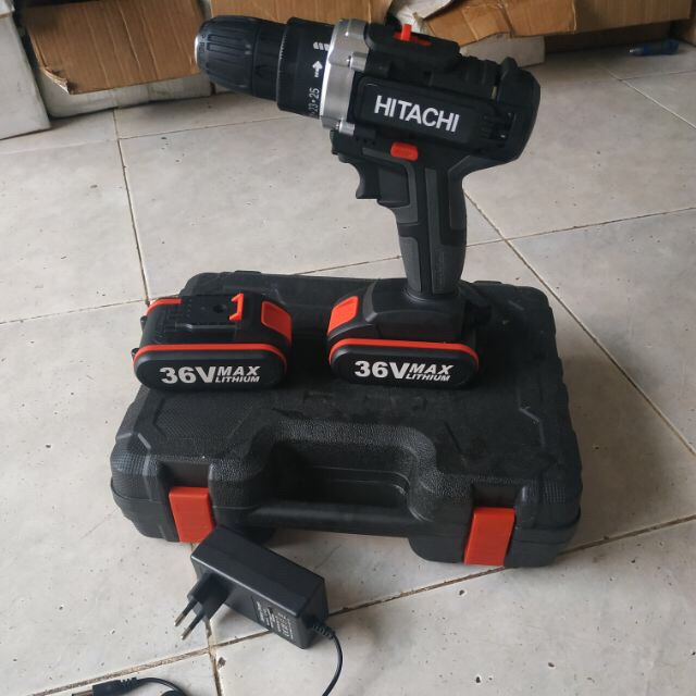Máy Khoan Pin HiTaChi 36V - 2 Pin. Có Búa,lõi đồng