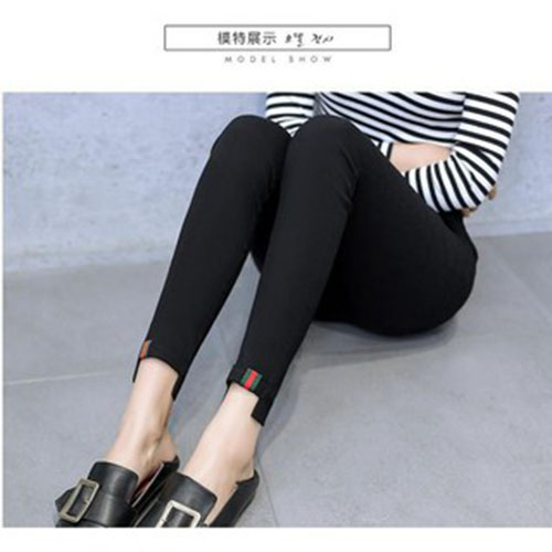 Quần legging kaki thun dáng ôm chất co dãn - b132 - bum store
