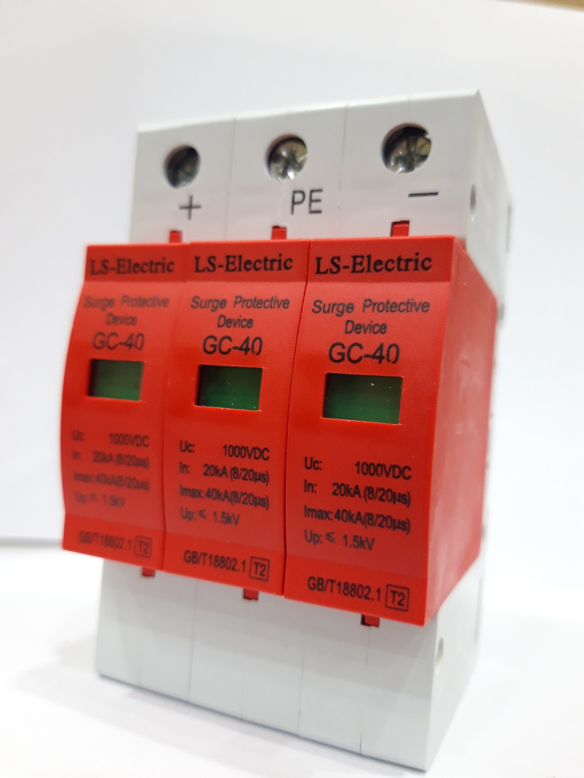 Chống sét DC 1000V 3P 40KA LS-Electric HÀNG CHẤT LƯỢNG CAO BẢO HÀNH UY TÍN 1 ĐỔI 1 chống sét lan truyền - CS-DC-3P-LS-Electric