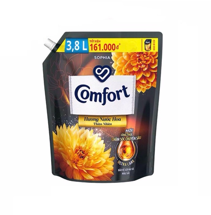 Nước xả vải Comfort đậm đặc 3.8 Lít