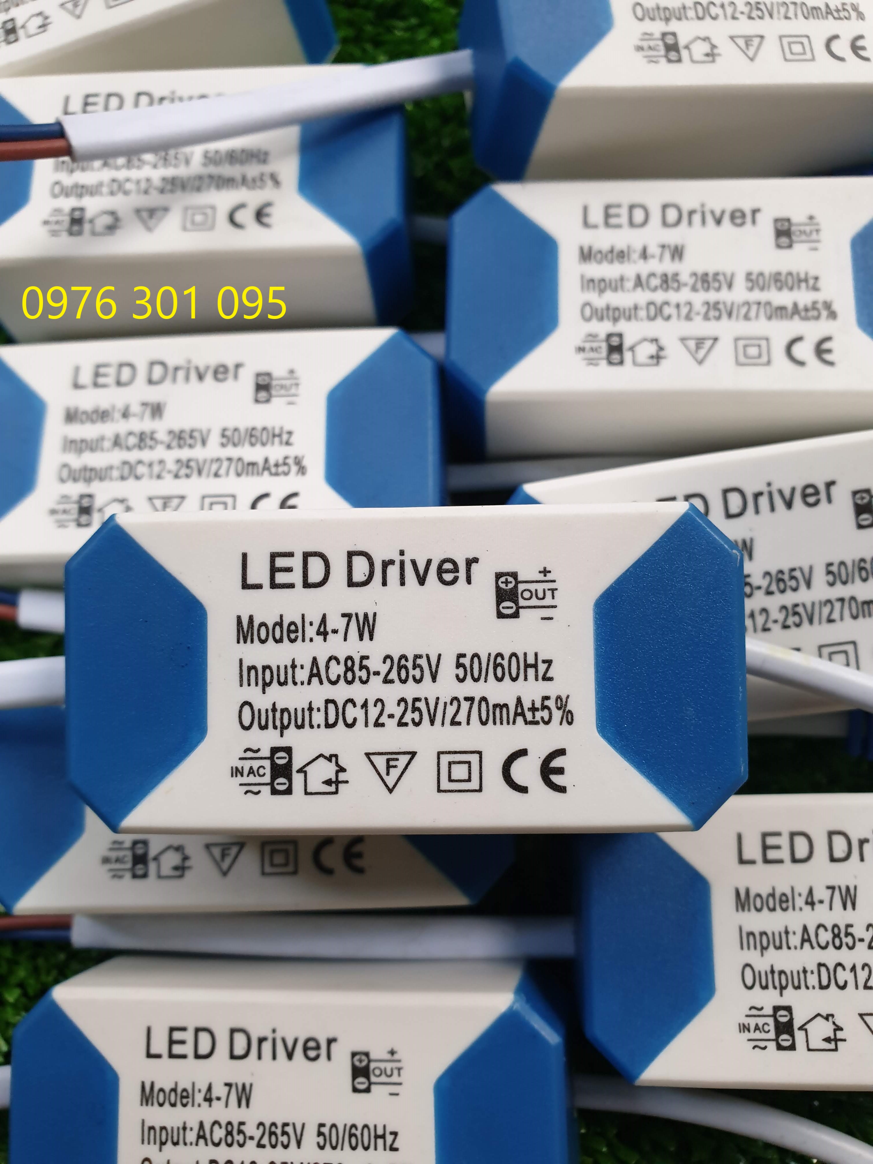 Driver 4w đến 7w cho đèn led [ Jack Kẹp ]